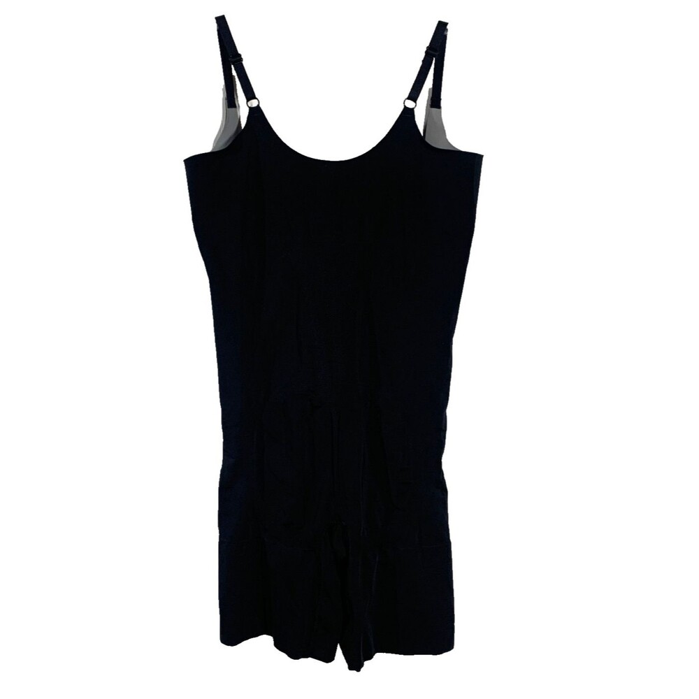 SPANX Open Bust Mid-Thigh Shapewear Bodysuit Black Size XL - Picture 4 of 5